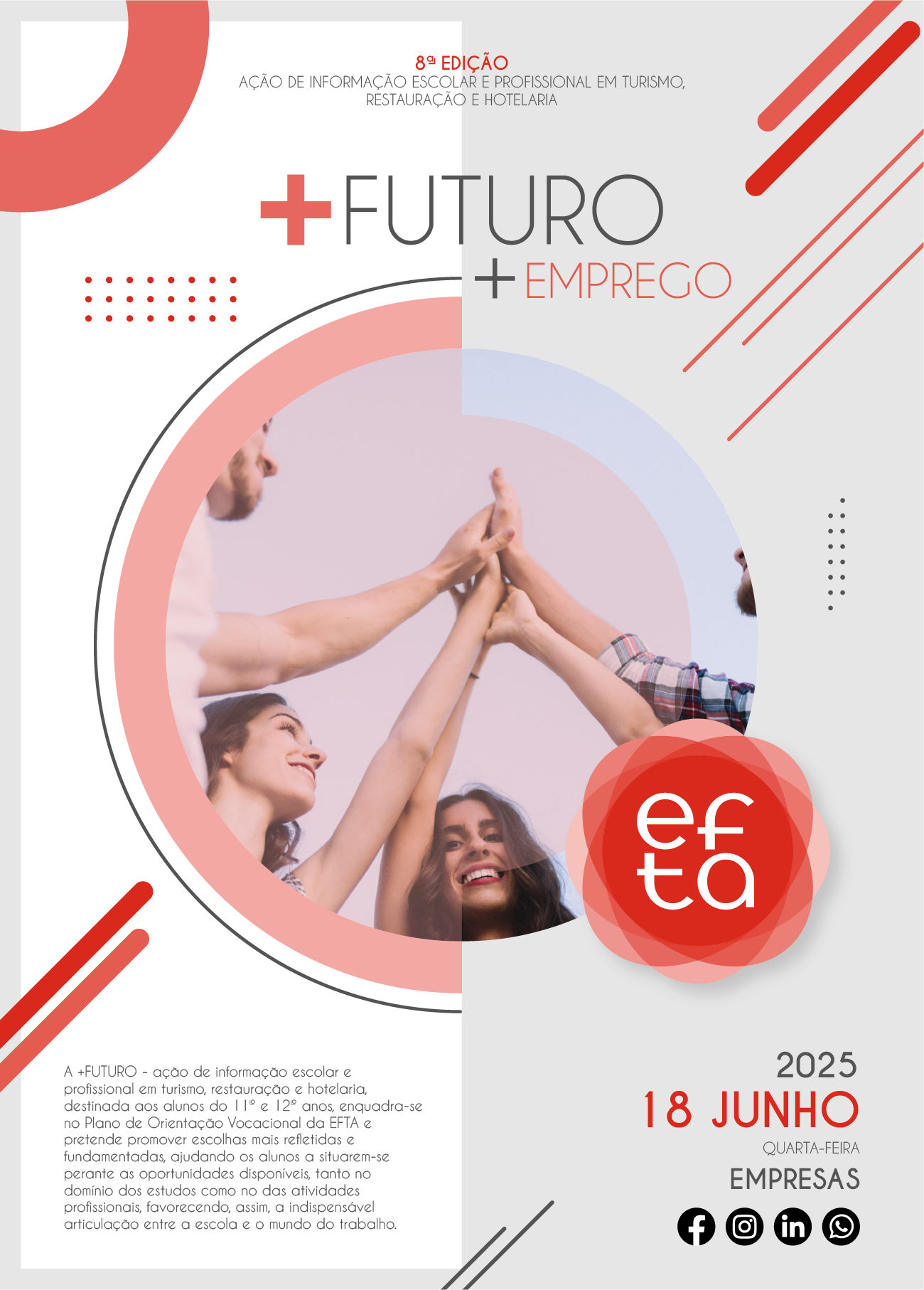 You are currently viewing +FUTURO: EFTA promove ligação entre alunos e mercado de trabalho
